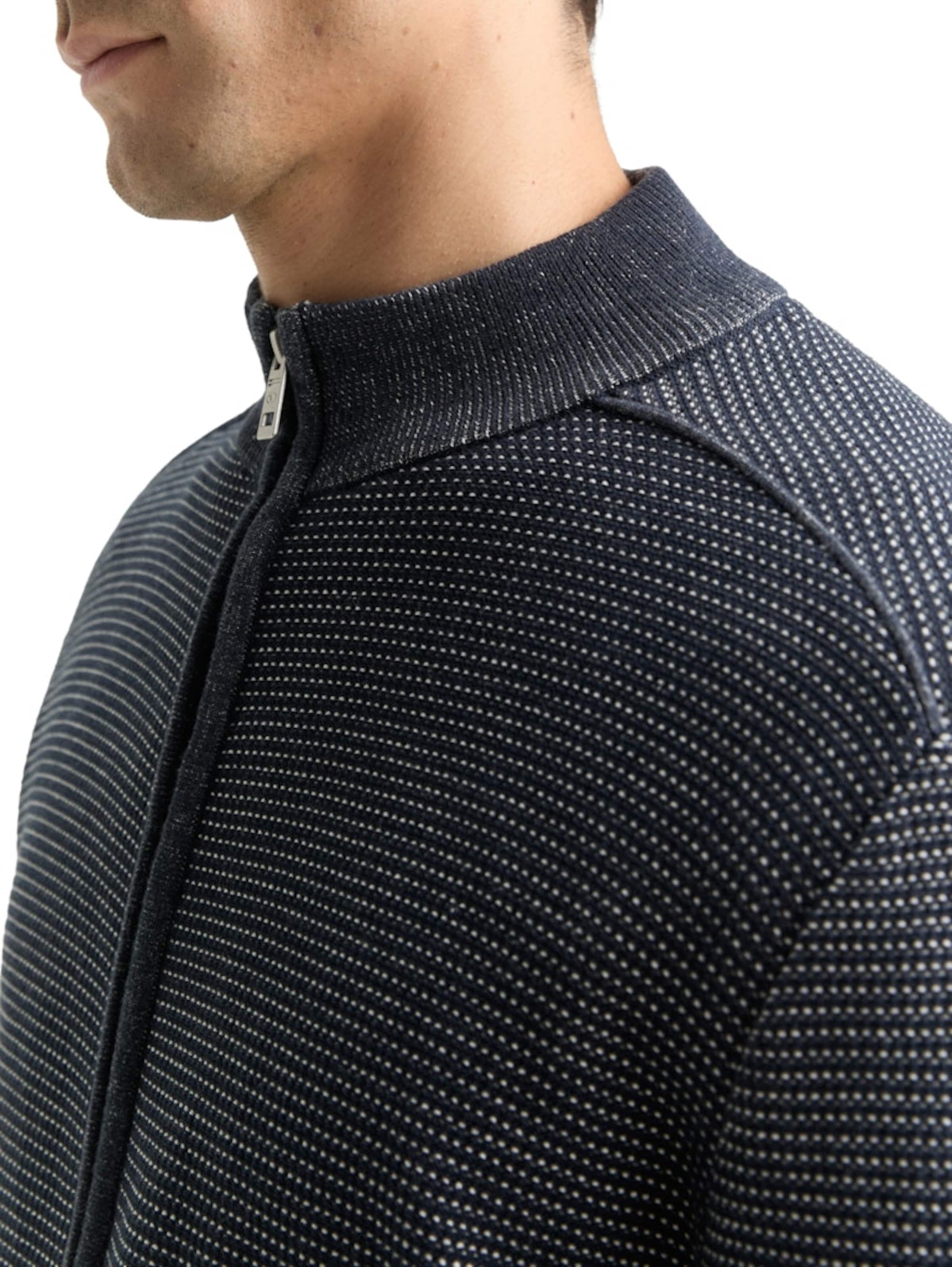 TOM TAILOR Knit Cardigan in Blue