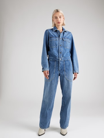 G-Star RAW Jumpsuit 'Utility' in Blauw: voorkant