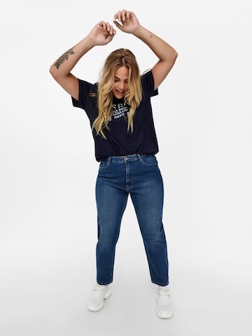 ONLY Carmakoma Regular Jeans in Blauw