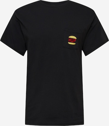 HUF Shirt in Zwart: voorkant