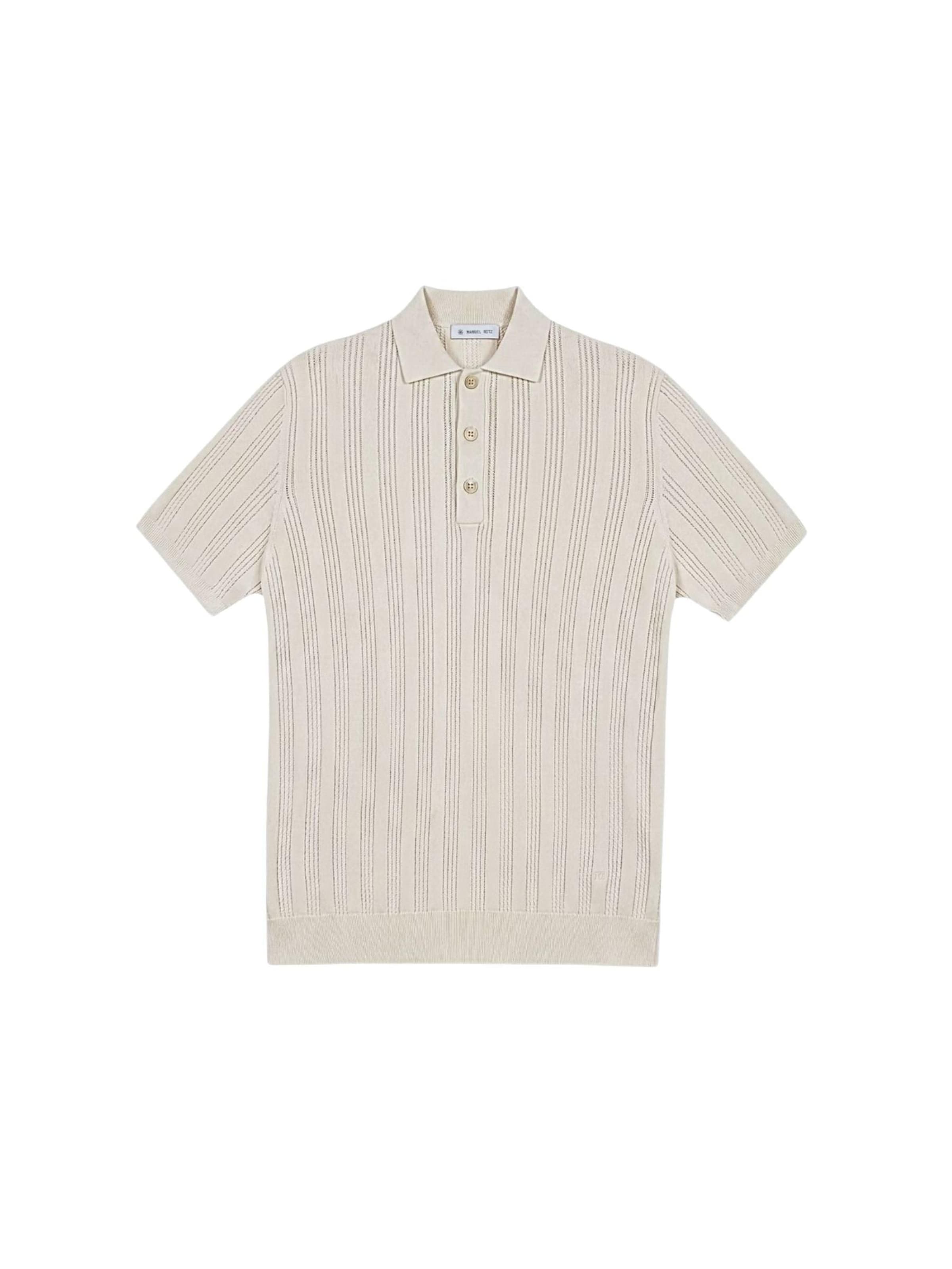 Manuel Ritz Shirt 'Maglia' in Beige: front