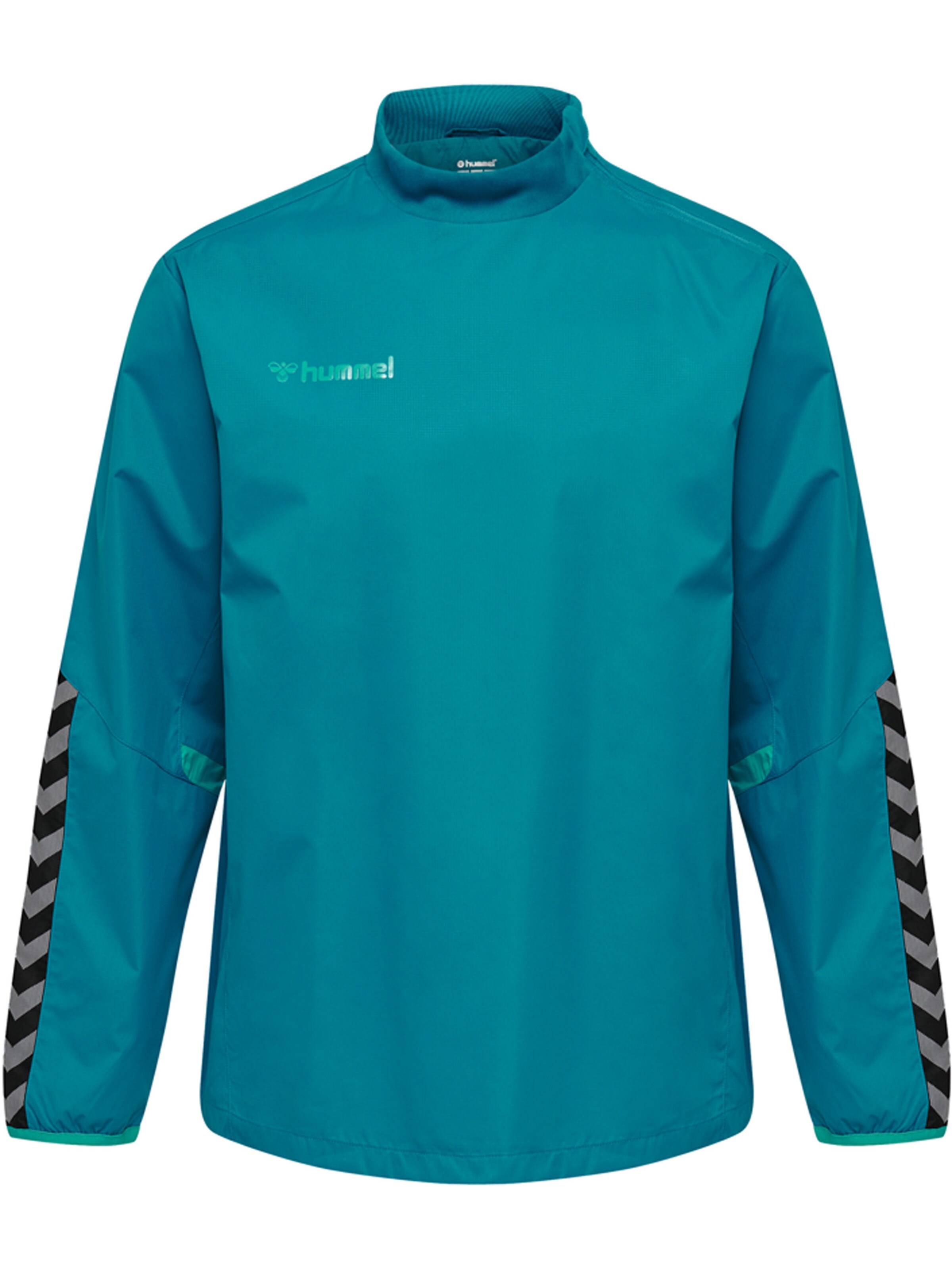 Hummel Sportjacke 'Authentic' in Blau: Vorderseite