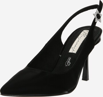 MARIAMARE Дамски обувки на ток с отворена пета 'BIELLA' в черно: отпред