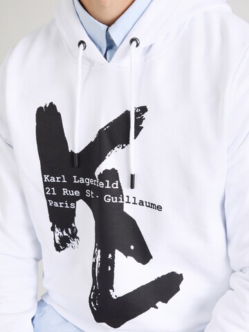 Karl Lagerfeld Bluzka sportowa w kolorze biały