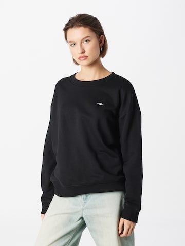 GANT Sweatshirt in Black: front
