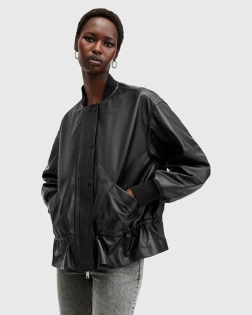 AllSaints Демисезонная куртка в Черный: спереди