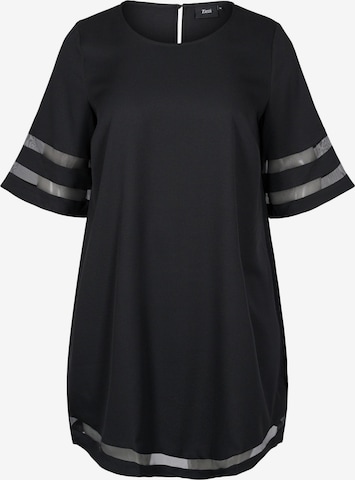 Zizzi Kleid in Black: front