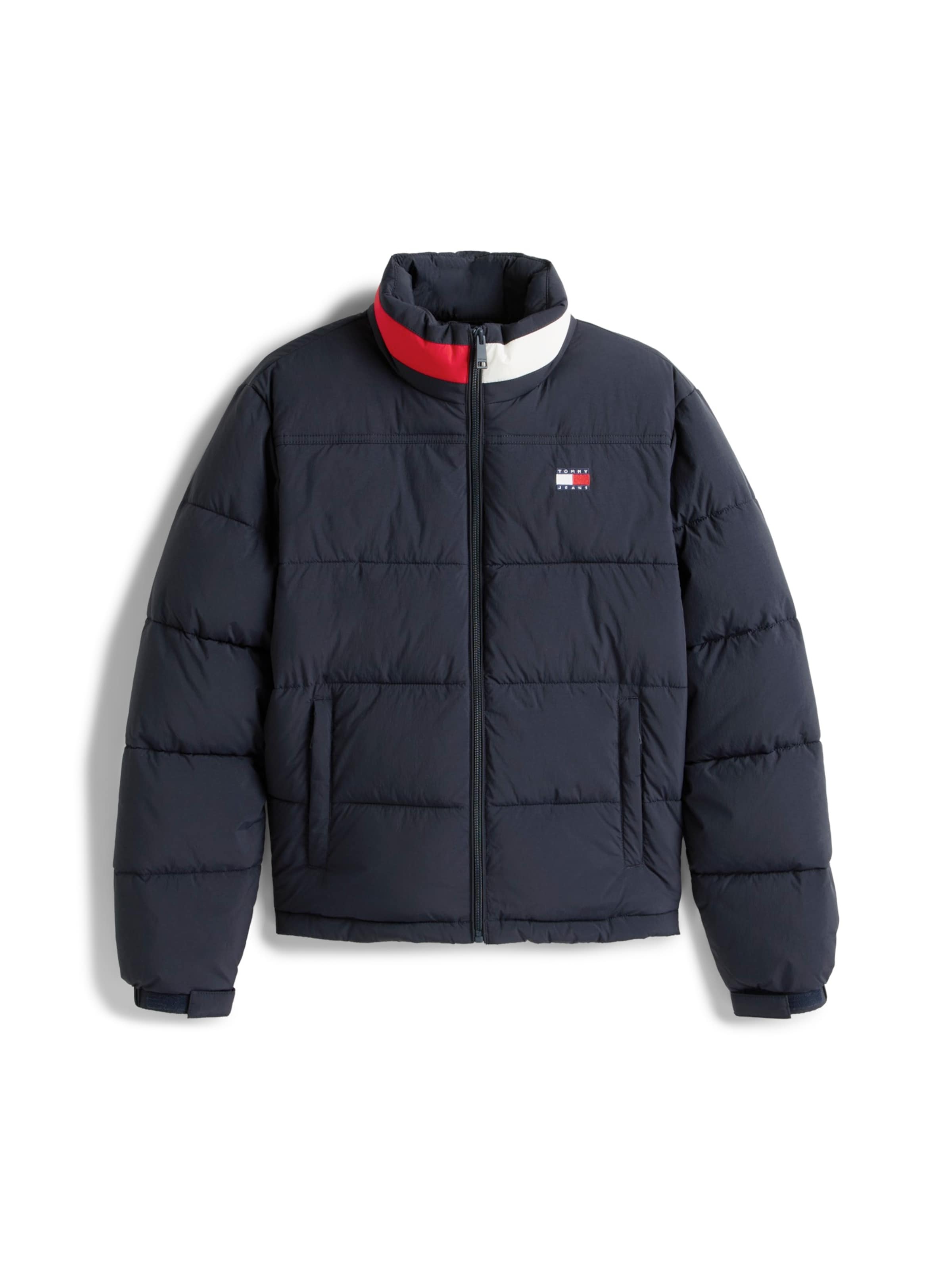 Tommy Jeans Φθινοπωρινό και ανοιξιάτικο μπουφάν 'ESS' σε μπλε: μπροστά