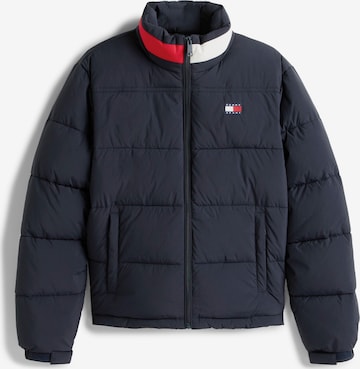 Tommy Jeans Демисезонная куртка 'ESS' в Синий: спереди
