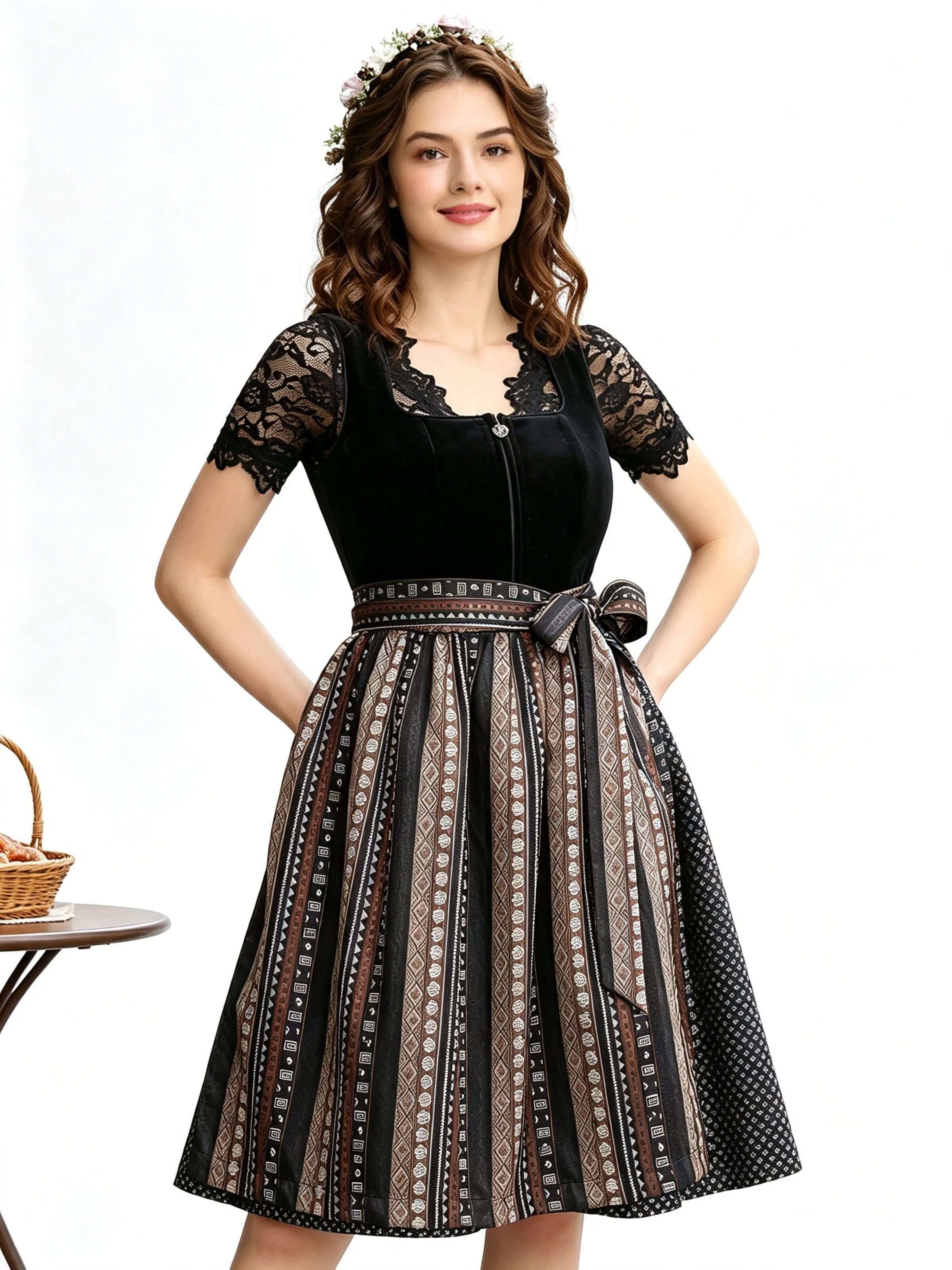 KoJooin Kleid‌ in Schwarz: Vorderseite