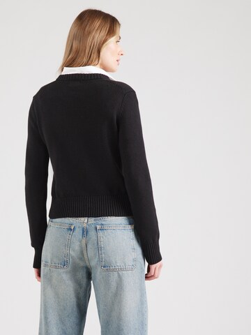 GUESS JEANS Sweter w kolorze czarny