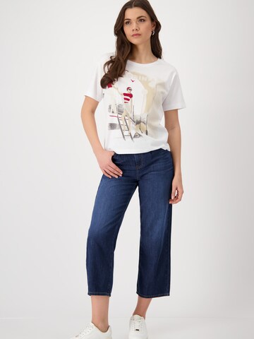 T-shirt monari en blanc