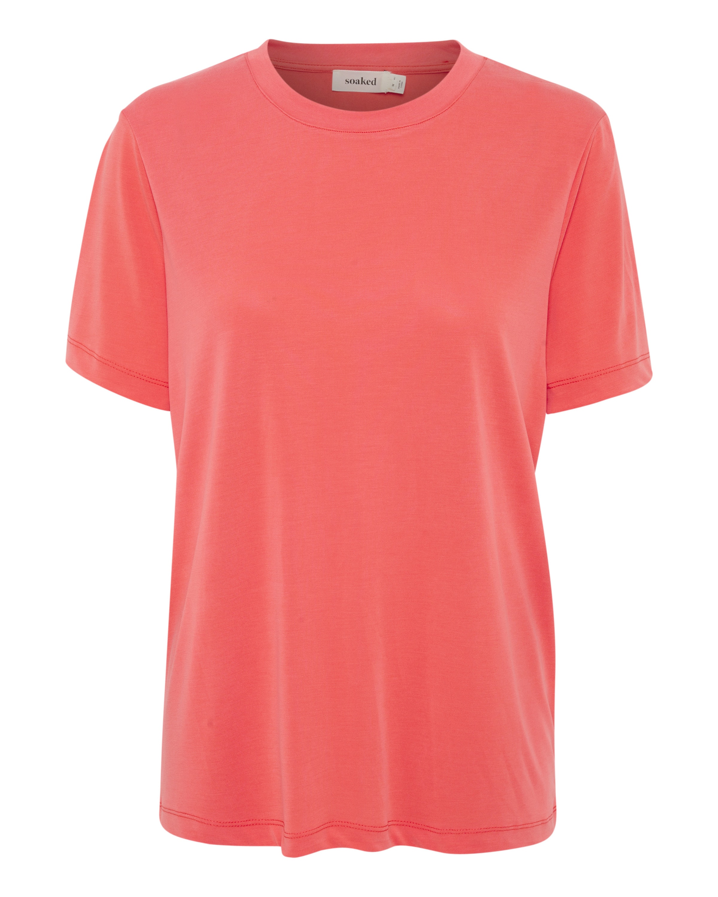 SOAKED IN LUXURY Shirt 'Columbine' in Red: front