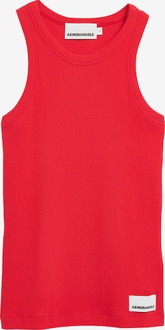 ARMEDANGELS Top in Rood: voorkant