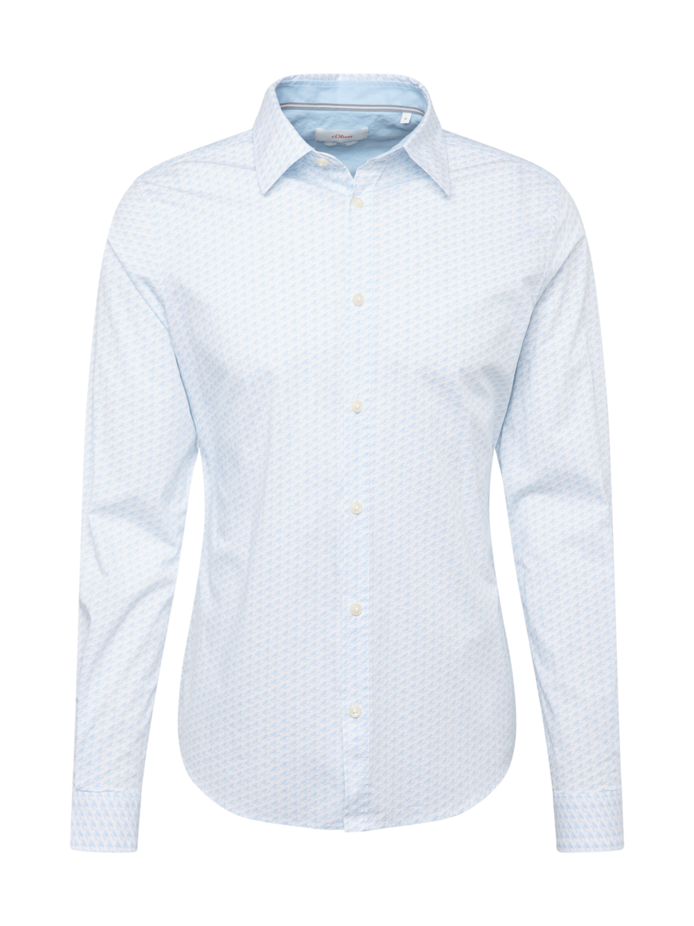 Coupe slim Chemise s.Oliver en bleu : devant