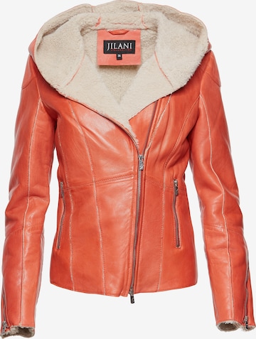 Jilani Winter Jacket 'JELLA' in Orange: front