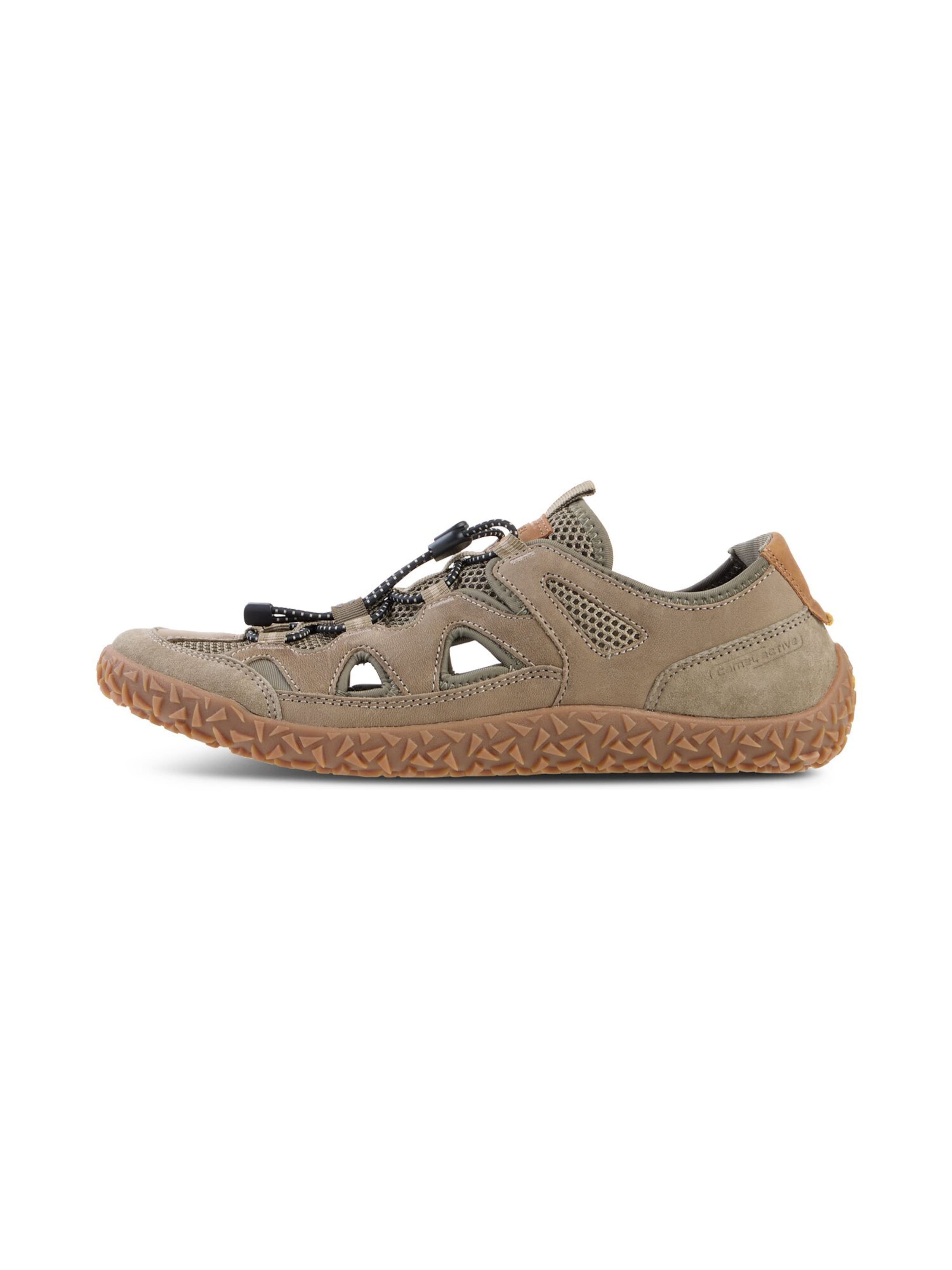 CAMEL ACTIVE Leichter Sneaker mit luftigen Partien in Grün