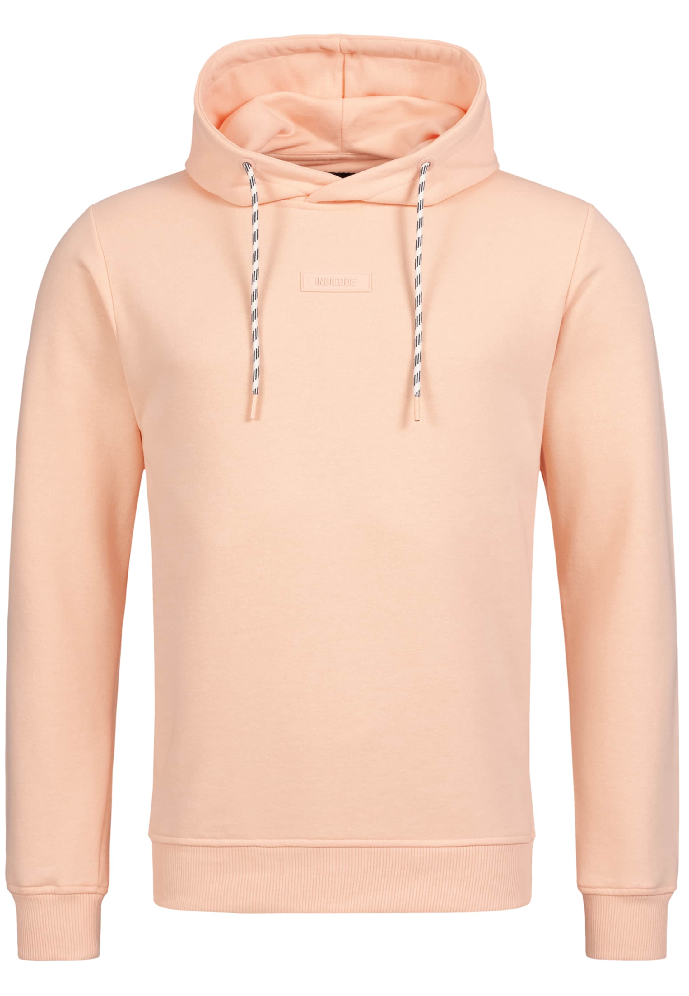 INDICODE JEANS Sweatshirt 'Bentley' in Orange: front