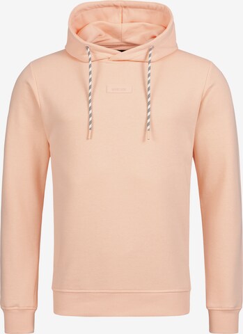 INDICODE JEANS Sweatshirt 'Bentley' in Oranje: voorkant