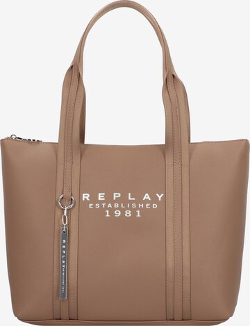 REPLAY Shopper in Braun: predná strana