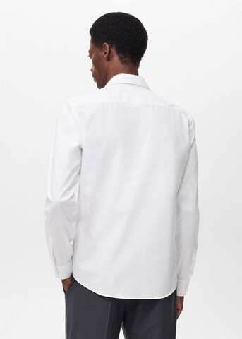 MANGO MAN Regular Fit Hemd 'Palmar' in Weiß