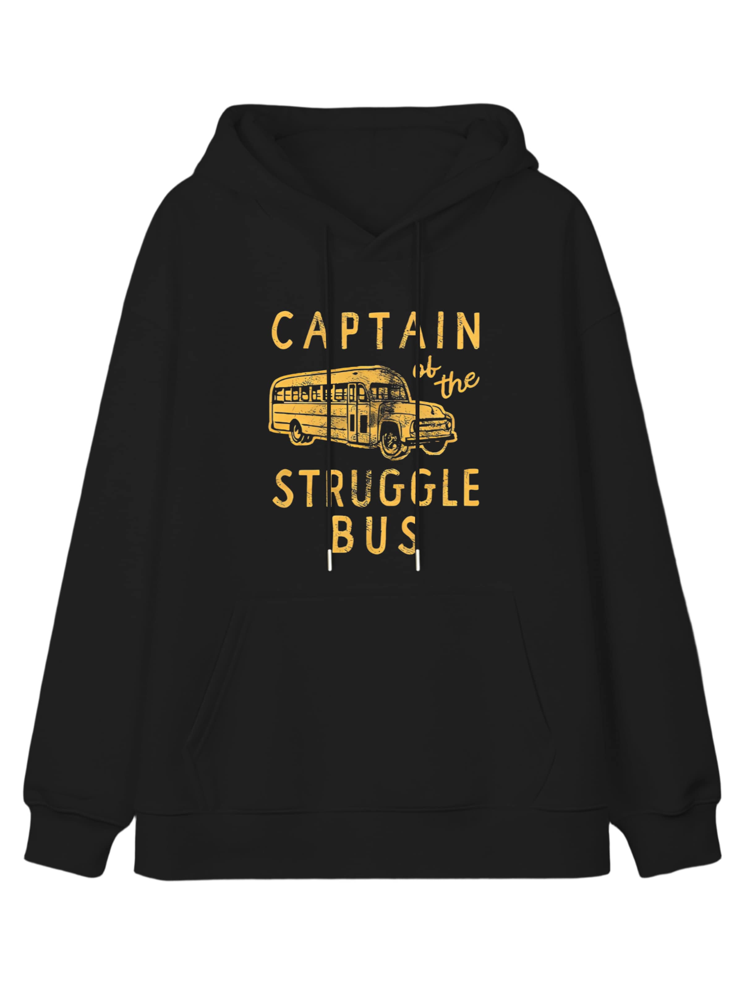 GORHEY Sweatshirt in Zwart: voorkant