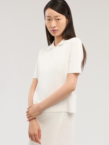 Pull-over Trussardi en blanc : devant