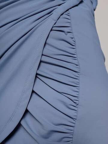 SIYA Swimwear High neck Badeanzug 'West – Burkini/Modest' in Blau