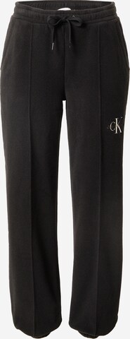 Pantalon Calvin Klein Jeans en noir : devant