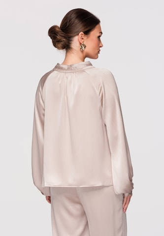 Ombre Blouse in Beige
