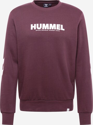 Hummel Sportsweatshirt 'Legacy' in Lila: Vorderseite