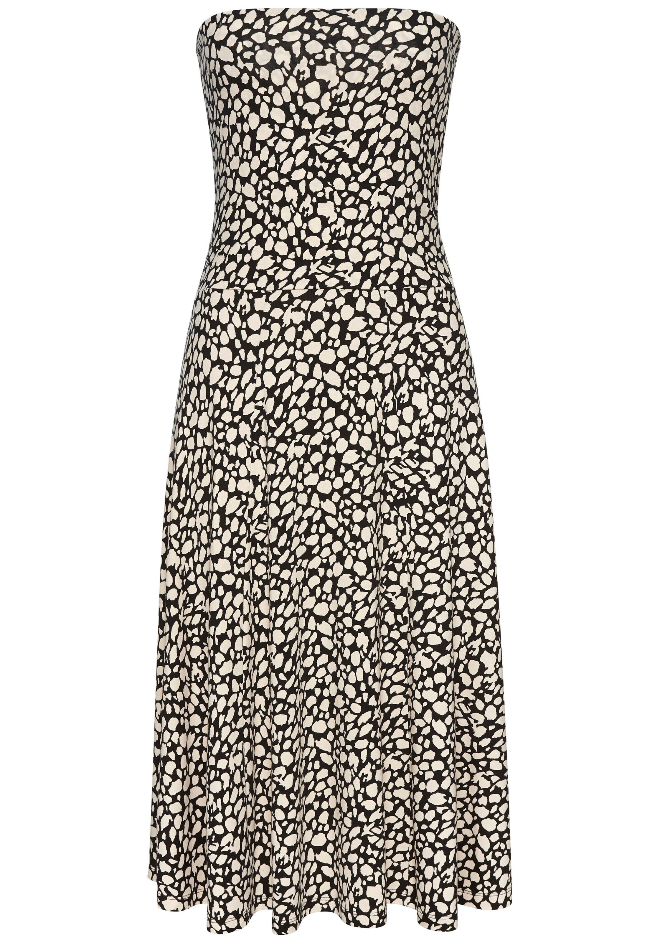 LASCANA Сарафан в Черный: спереди