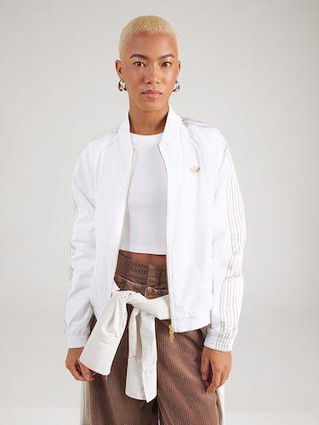 Veste mi-saison ADIDAS ORIGINALS en blanc : devant