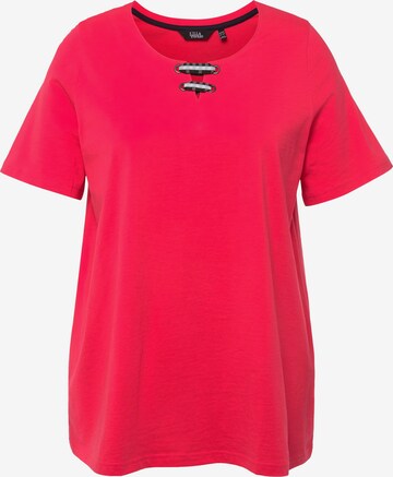 T-shirt Ulla Popken en rouge : devant