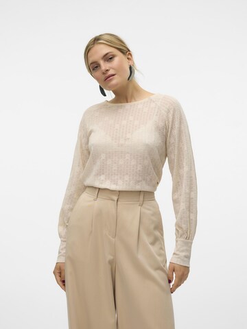 VERO MODA Blouse 'ALICE' in Beige: voorkant