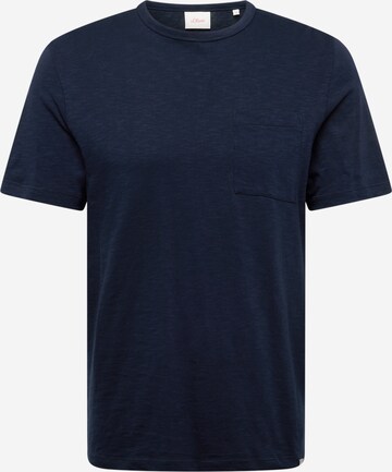 s.Oliver T-Shirt in Blau: predná strana