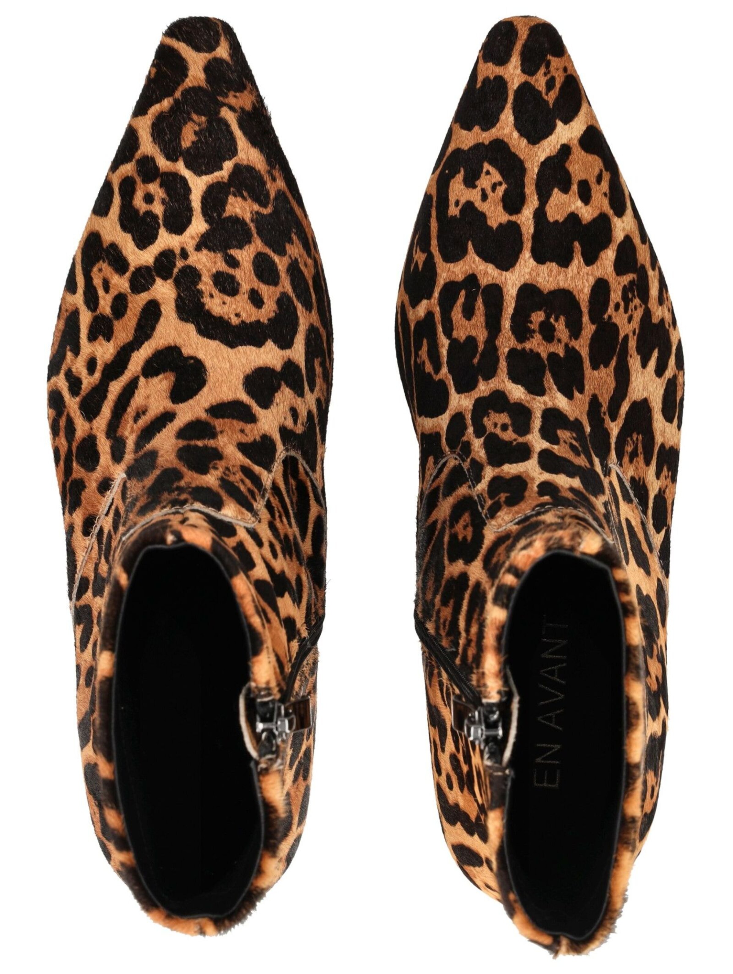 INUOVO Enkellaarsjes in Bruin