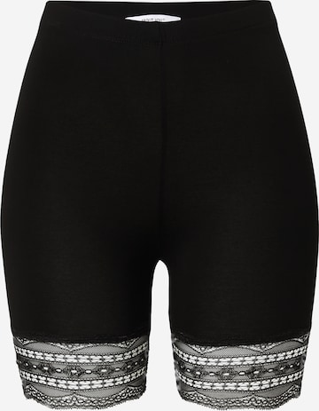 ABOUT YOU Skinny Leggings 'Luna' i svart: framsida