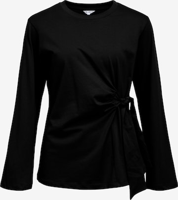 OBJECT - Camiseta en negro: frente