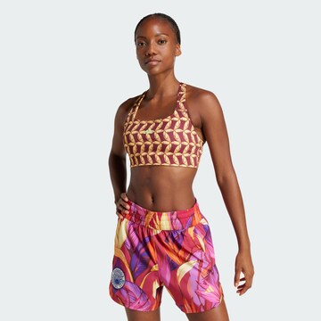 ADIDAS PERFORMANCE Bralette Sports bra 'Adidas x Farm Rio' in Red: front