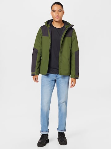 JACK WOLFSKIN - Chaqueta de montaña 'JASPER' en verde