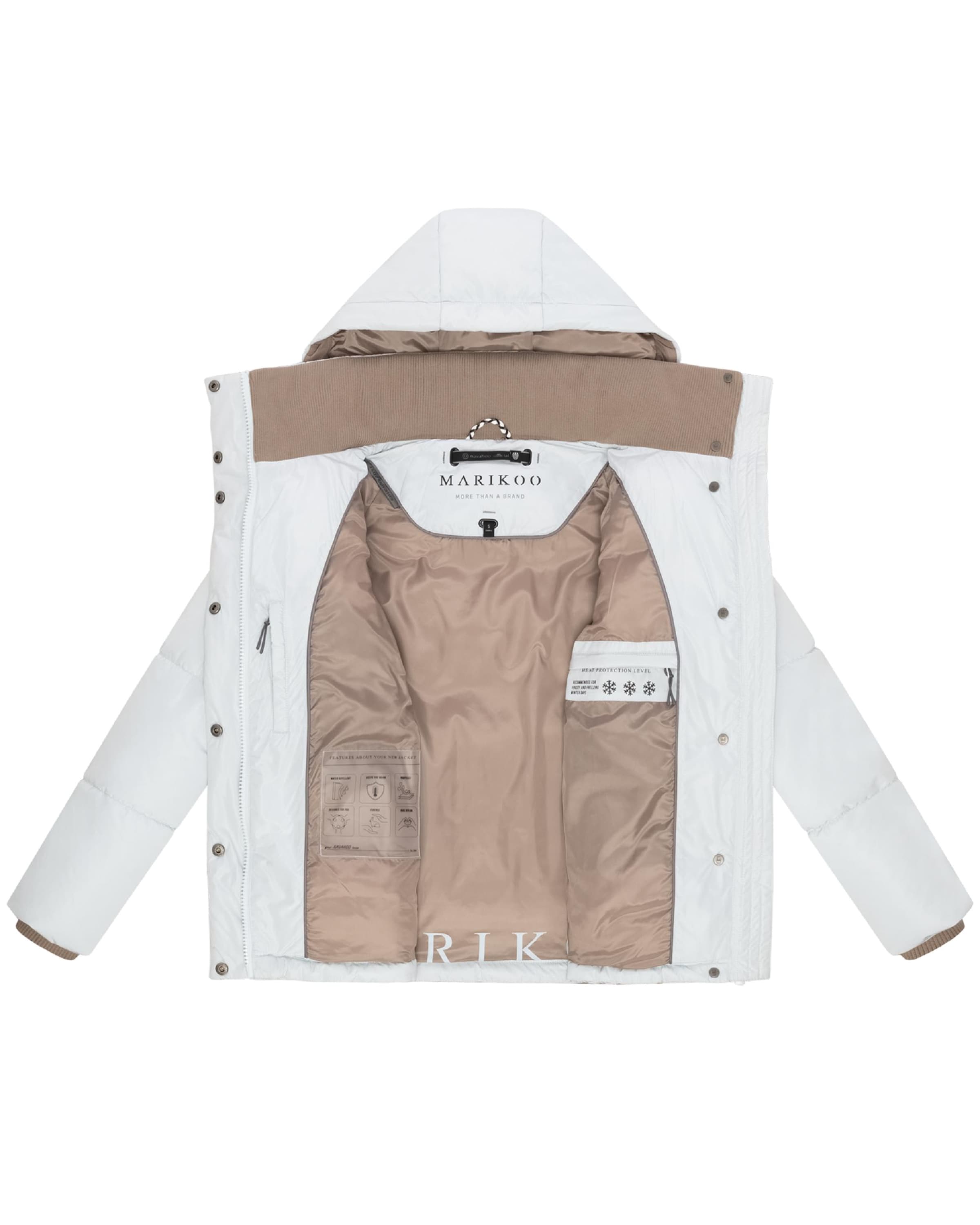 Giacca invernale 'Omariaa 16' di MARIKOO in bianco