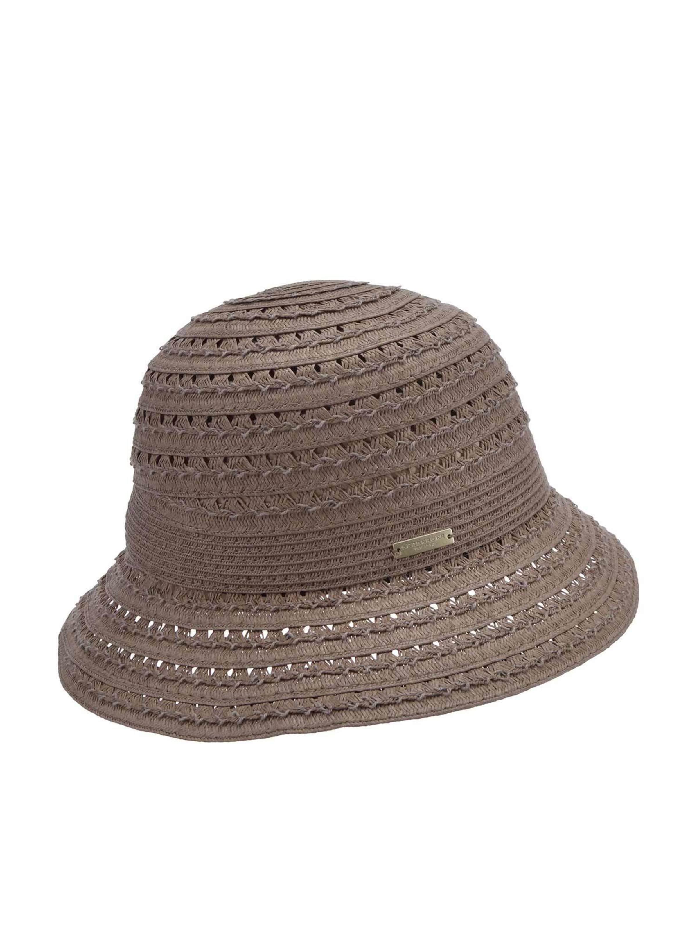 Seeberger Hat 'Hut' in Brown: front