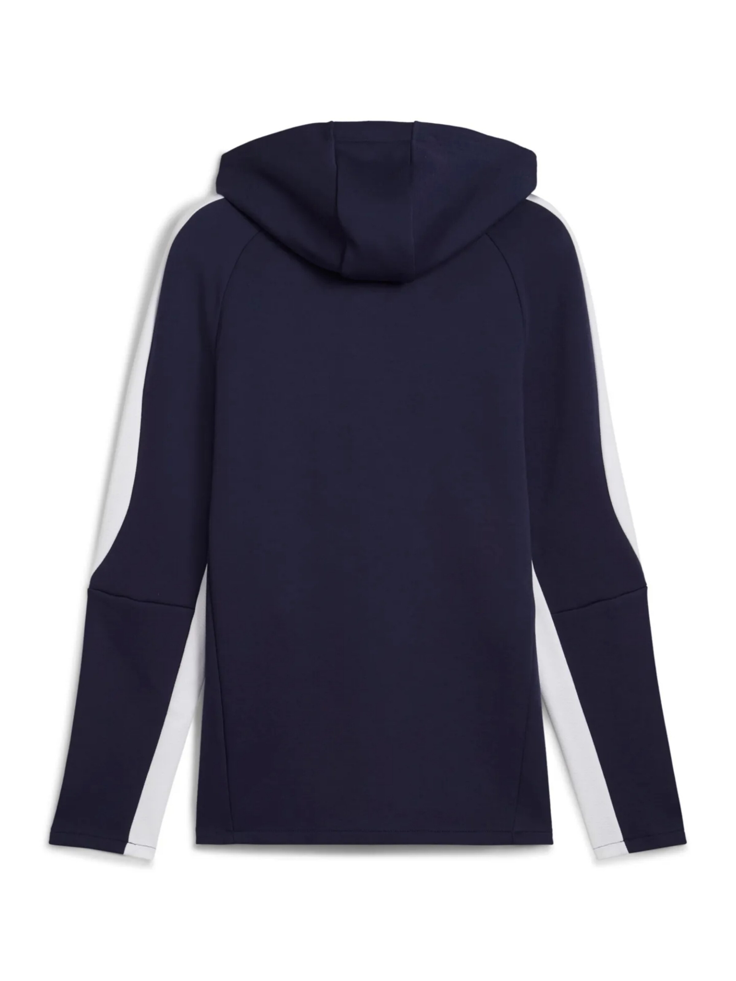 Giacca di felpa sportiva 'teamEVOSTRIPE' di PUMA in blu