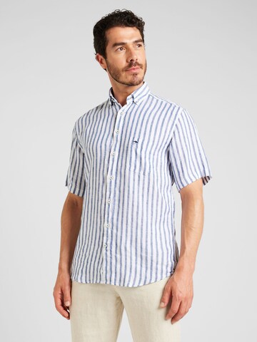 FYNCH-HATTON Regular Fit Hemd in Blau: Vorderseite