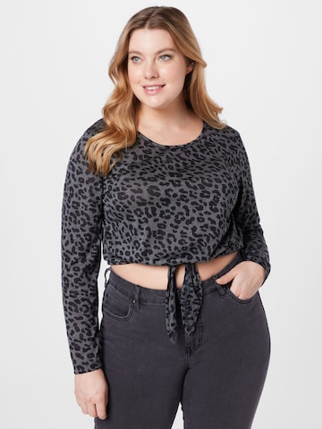 ABOUT YOU Curvy T-shirt 'Maria' i grå: framsida