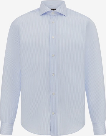Chemise Boggi Milano en bleu : devant