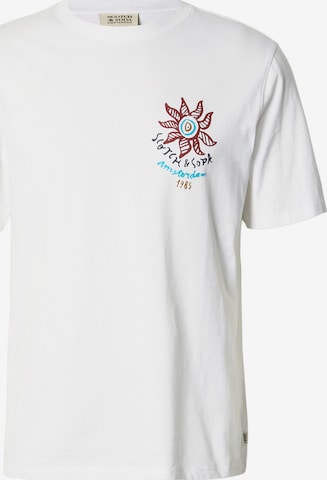 Maglietta di SCOTCH & SODA in bianco: frontale