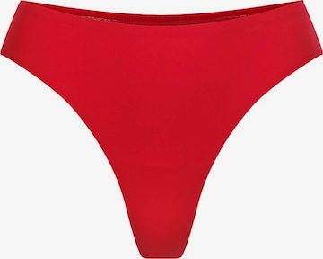 String 'Tanga mit Spitze' di cfab (formerly creamy fabrics) in rosso: frontale
