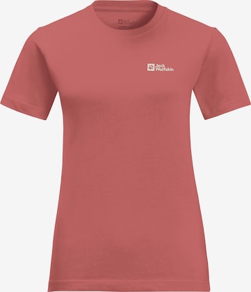 JACK WOLFSKIN Shirt 'Essential' in Pink: front